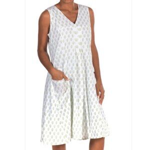 Cottage Core Cali Girls 100% cotton Tank Dress Tunic